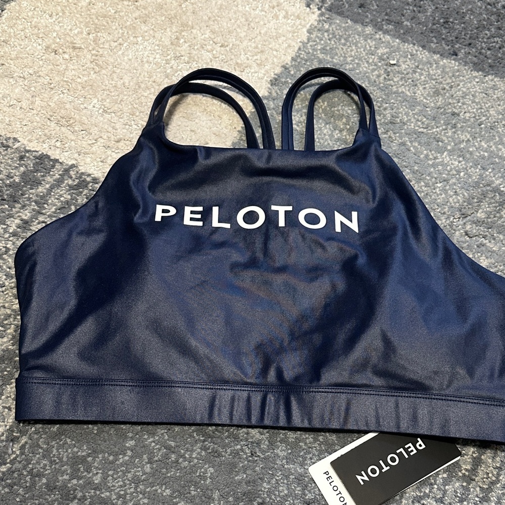 Peloton Navy Blue Sports Bra